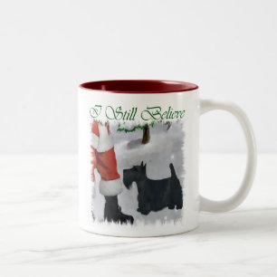 Scottish Terrier Christmas Geschenke Zweifarbige Tasse