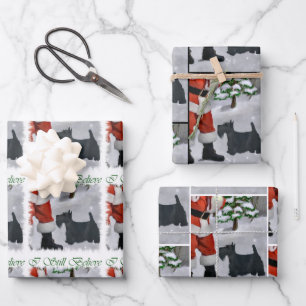 Scottish Terrier Christmas Geschenkpapier Set