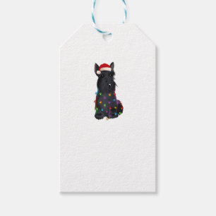 Scottish Terrier Christmas Lights Xmas Dog Lover R Geschenkanhänger