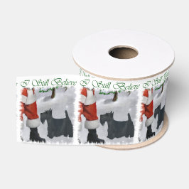 Scottish Terrier Christmas Ripsband