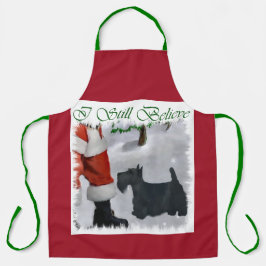 Scottish Terrier Christmas Schürze