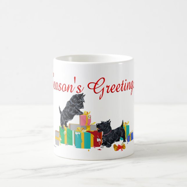 Scottish Terrier Christmas Tasse (Mittel)