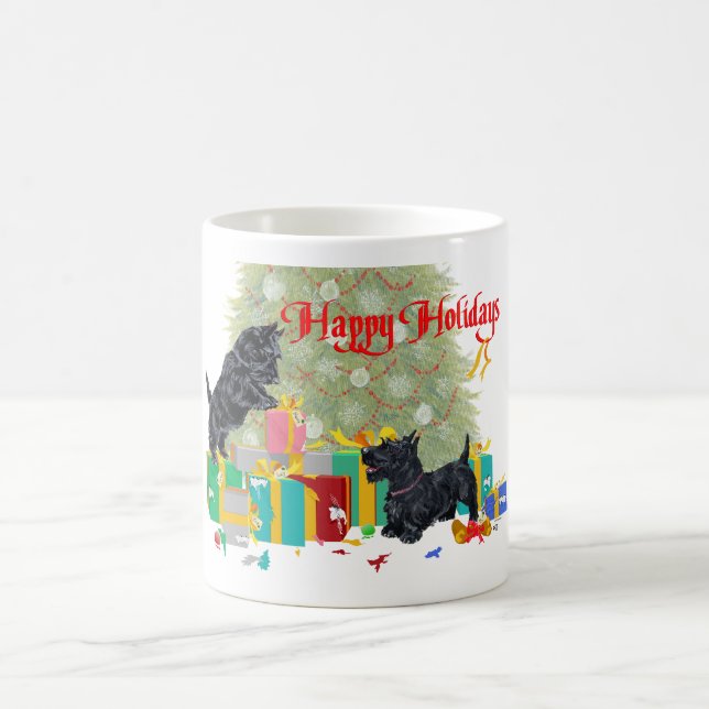 Scottish Terrier Christmas Tasse (Mittel)