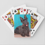 Scottish Terrier, das durch bunten Eingang sitzt Spielkarten<br><div class="desc">Zandria Muench Beraldo/Natur DanitaDelimont.com |,  Fauna| Scottish Terrier,  das durch bunten Eingang (HERR,  sitzt)</div>