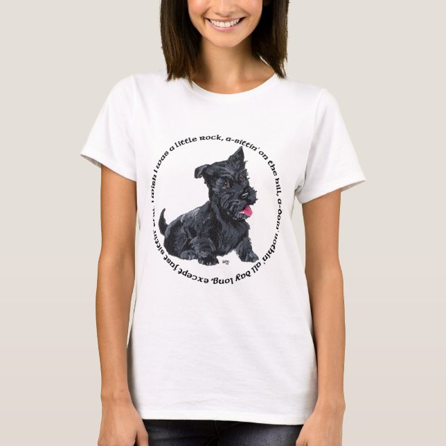 Scottish Terrier Ditty T-Shirt (Vorderseite)