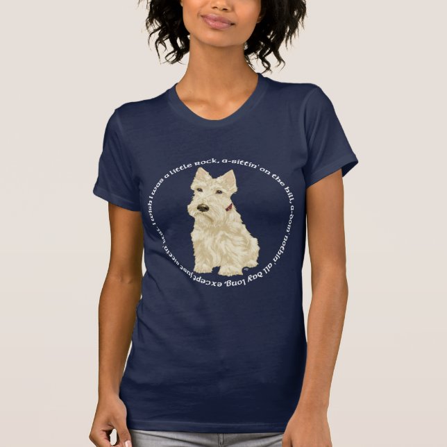 Scottish Terrier Ditty T-Shirt (Vorderseite)