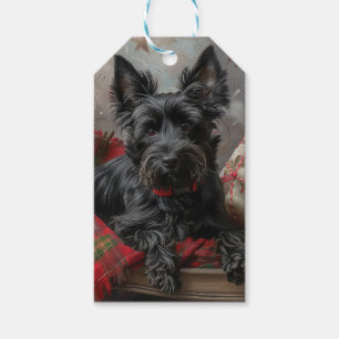 Scottish Terrier Dog Christmas Geschenkanhänger