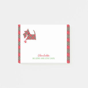 Scottish Terrier Dog Niedlich Personalisiert Post-it Klebezettel