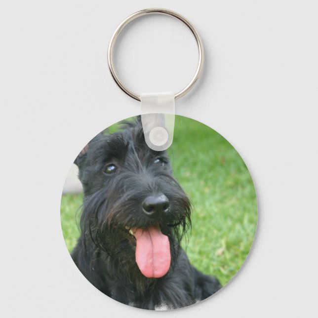 Scottish Terrier Dog Schlüsselanhänger (Vorderseite)