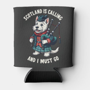 Scottish Terrier Dog Scotland ruft an und ich muss Dosenkühler