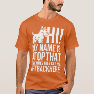 Scottish Terrier Dog Welppies Owner Lover T-Shirt