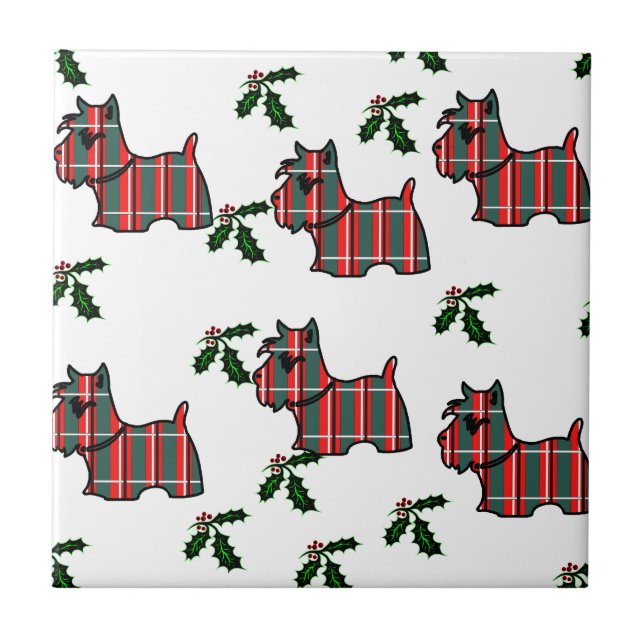 SCOTTISH TERRIER FLIESE (Vorderseite)