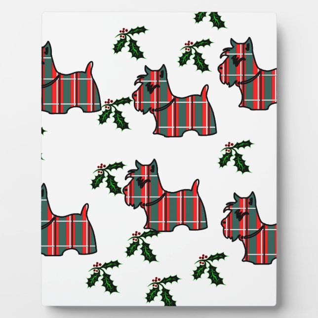 SCOTTISH TERRIER FOTOPLATTE (Vorderseite)