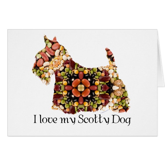 Scottish Terrier Fun Silhouette (Vorderseite (Horizontal))