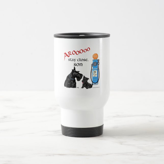 Scottish Terrier Gas Preise !! Reisebecher (Mittel)