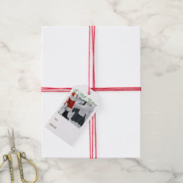 Scottish Terrier glaubte Weihnachten Geschenkanhänger