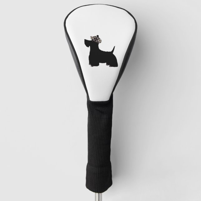 Scottish Terrier Golf Headcover (Vorderseite)