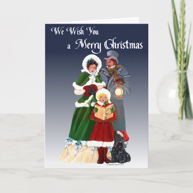 Scottish Terrier Grußkarte Karte (Vorderseite)