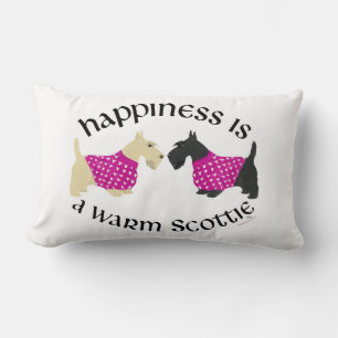Scottish Terrier Happiness Pillow Lendenkissen