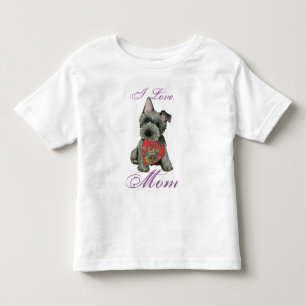 Scottish Terrier Heart Mama Kleinkind T - Shirt