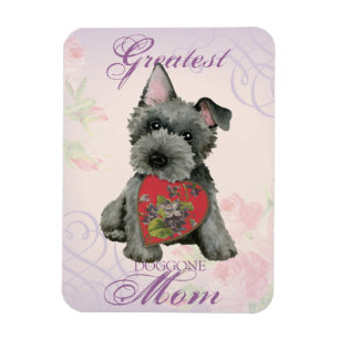 Scottish Terrier Heart Mama Magnet