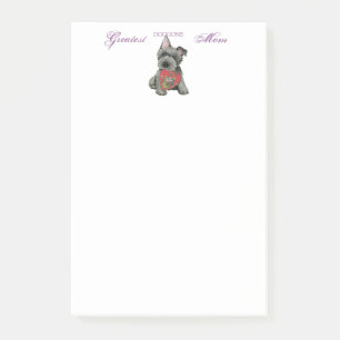 Scottish Terrier Heart Mama Post-it Notes Post-it Klebezettel