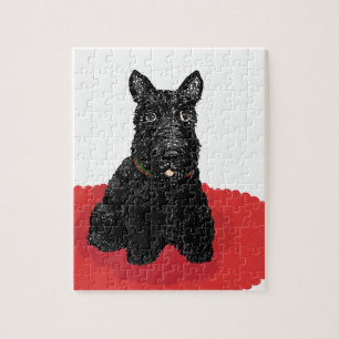 Scottish-Terrier-Hund Puzzle