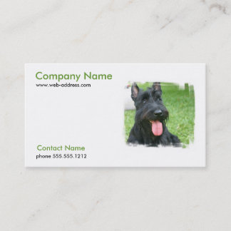 Scottish-Terrier-HundeVisitenkarte Visitenkarte