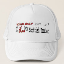 Scottish Terrier (I-Liebe) Hat