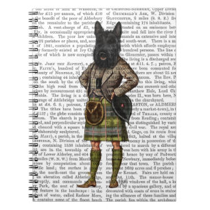 Scottish Terrier in Kilt Notizblock