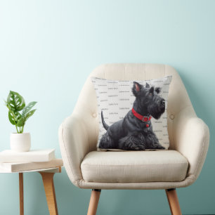 Scottish Terrier in Kissen