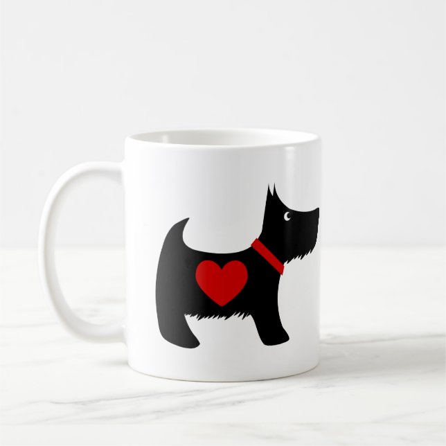 Scottish Terrier Kaffeetasse (Links)