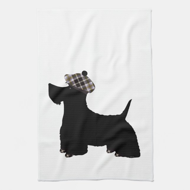 Scottish Terrier Kitchtuch Geschirrtuch (Vertikal)