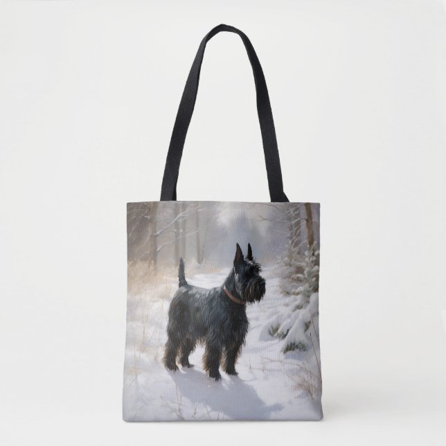 Scottish Terrier Let It Snow Christmas (Vorderseite)