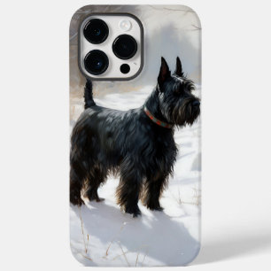 Scottish Terrier Let It Snow Christmas Case-Mate iPhone 14 Pro Max Hülle