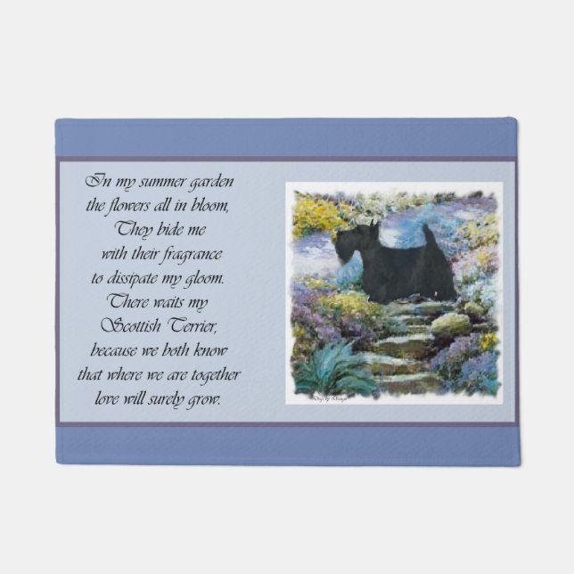 Scottish Terrier Lovers Fußmatte (Vorderseite)