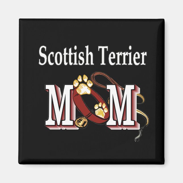 Scottish Terrier MAMA Gifts Magnet (Vorne)