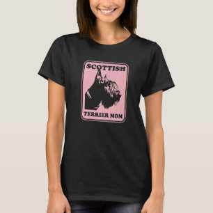 Scottish Terrier Mama Scottie Dog Owner Scottish T T-Shirt