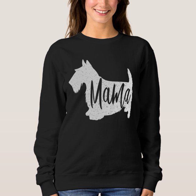 Scottish Terrier Mama Sealyham Ideas Sweatshirt (Vorderseite)