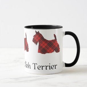 Scottish Terrier Maxwell Tartan Tasse