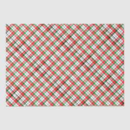 Scottish Terrier Merry Christmas Kariert Seidenpapier