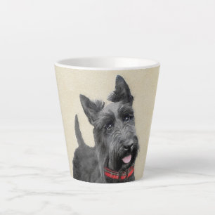 Scottish Terrier Painting - Niedliche Original Dog Milchtasse