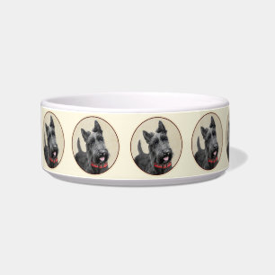 Scottish Terrier Painting - Niedliche Original Dog Napf