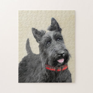 Scottish Terrier Painting - Niedliche Original Dog Puzzle