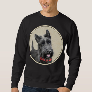 Scottish Terrier Painting - Niedliche Original Dog Sweatshirt