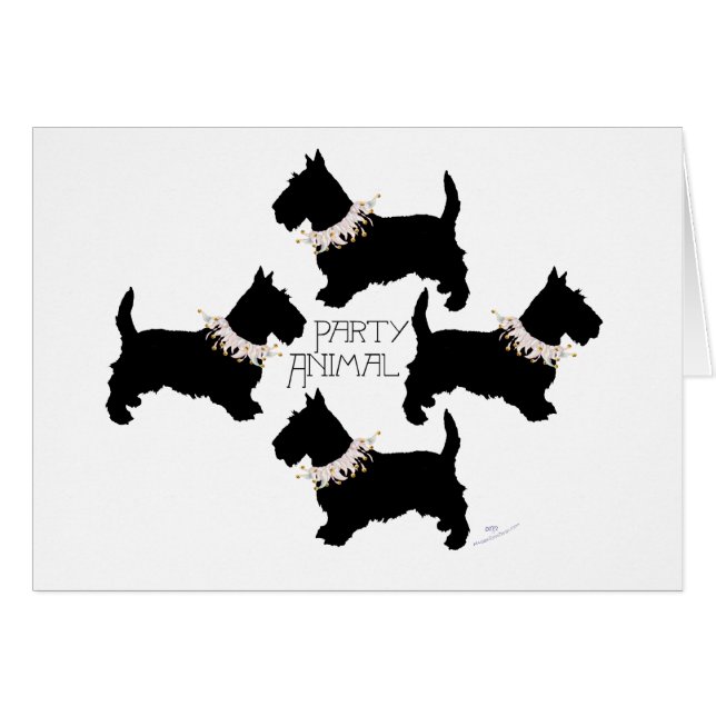 Scottish Terrier Party (Vorderseite (Horizontal))