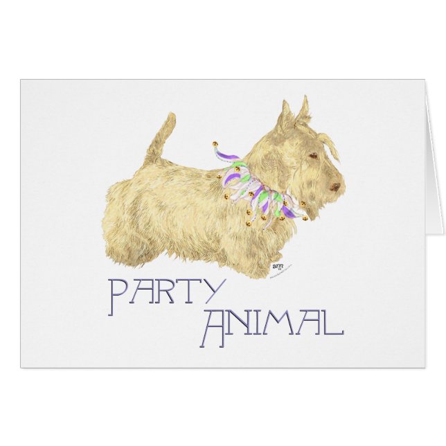 Scottish Terrier Party Animal (Vorderseite (Horizontal))