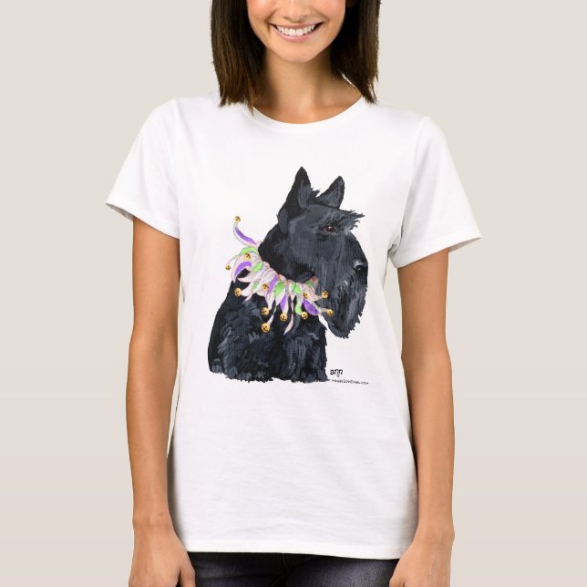 Scottish Terrier Party Animal T-Shirt (Vorderseite)