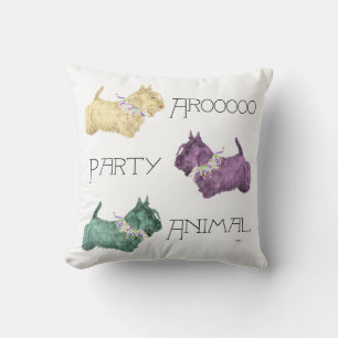 Scottish Terrier Party Animals Kissen