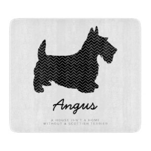 Scottish Terrier Personalisiert Schneidebrett